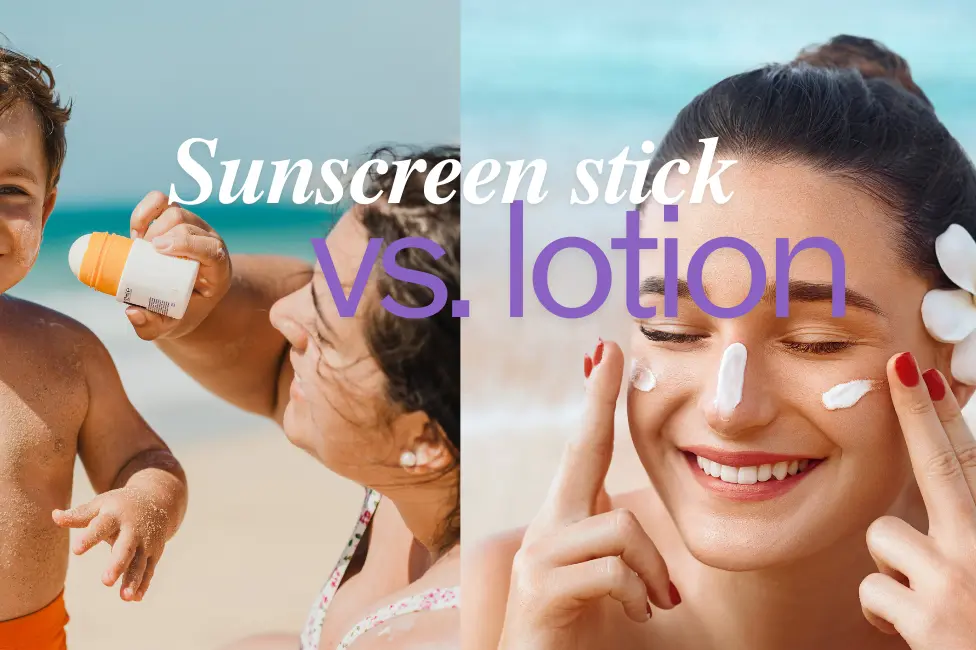 sunscreen stick vs lotion