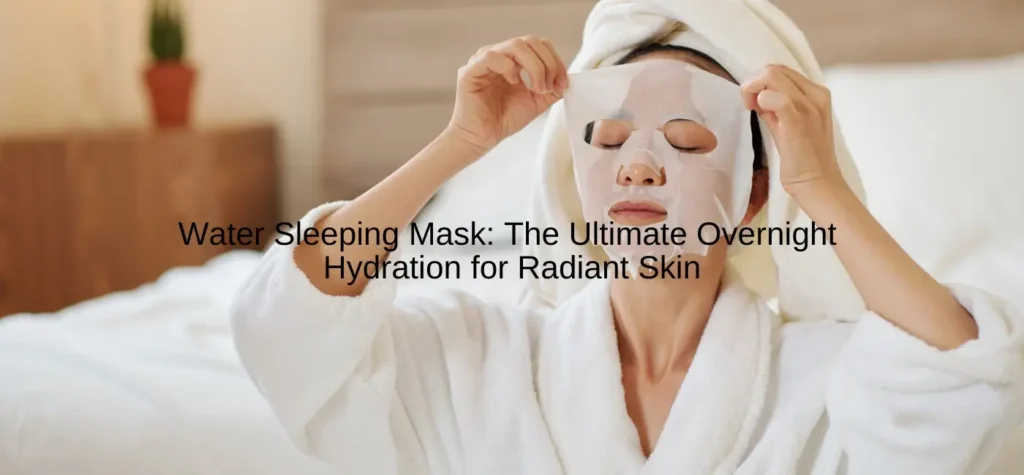 water sleeping mask the ultimate overnight hydration for radiant skin